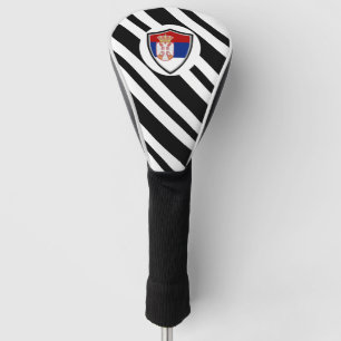 Couvre-club De Golf Drapeau serbe