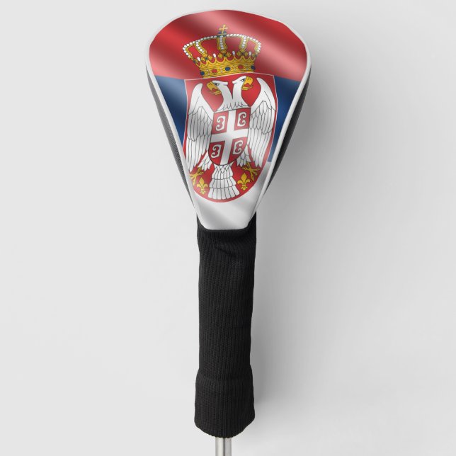 Couvre-club De Golf Drapeau serbe (Devant)
