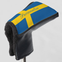 Drapeau suédois couverture monochrome de golf