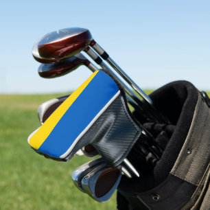 Couvre-club De Golf Drapeau ukrainien