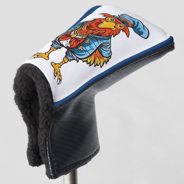 Couvre-club De Golf Drôle Bossy Cartoon Rooster (Devant 3/4)