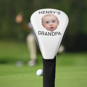 Couvre-club De Golf Drôle personnalisé visage bébé