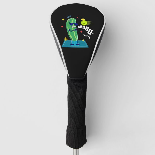 Couvre-club De Golf Drôle Pickleball - Peur Pickl (Devant)