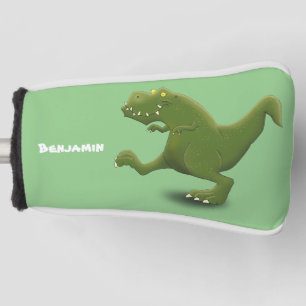 Couvre-club De Golf Drôle T rex dinosaure dessin animé humour