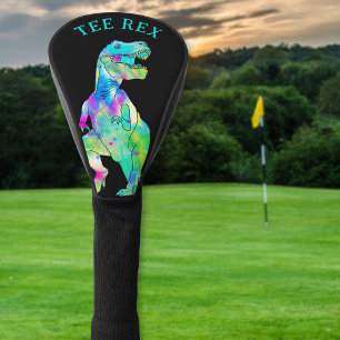 Couvre-club De Golf Drôle Tee Rex Dinosaur plaisanter