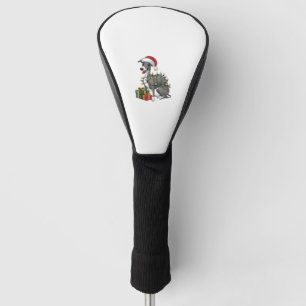 Couvre-club De Golf Éclairage de Noël Chapeau italien Greyhound Chien 