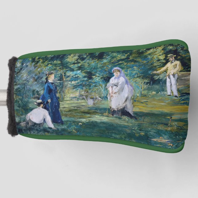 Couvre-club De Golf Edouard Manet - Un jeu de Croquet (Devant)