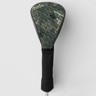 Couvre-club De Golf Effet de brique gris bleu, sous tache foncée en li