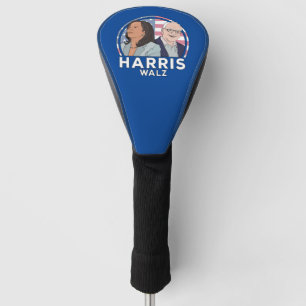 Couvre-club De Golf Élection de Harris Walz