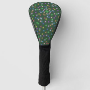 Couvre-club De Golf Elégant moderne Rainbow dégradé coloré Star