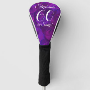 Couvre-club De Golf Elégant Purple 60 et fête d'anniversaire Sassy