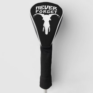 Couvre-club De Golf Eléphant n'oublie jamais
