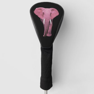 Couvre-club De Golf Eléphant rose