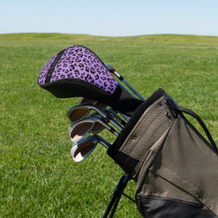Couvre-club De Golf Empreinte de léopard, Spots, Leopard Violet, Votre