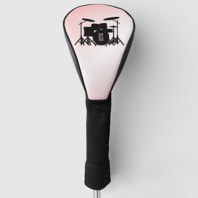 Couvre-club De Golf Ensemble de tambour Monogramme Couvercle de tête d (Devant)