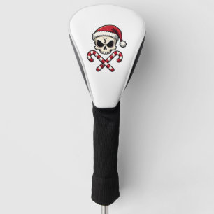 Couvre-club De Golf Équipe Candy Cane Crâne Noël 2025 Hommes Drôle Gar