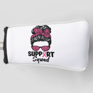 Couvre-club De Golf Équipe de soutien Nœud décoiffé Guerrière rose Can