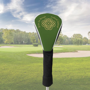 Couvre-club De Golf Erin Go Bragh Gold Celtic Shamrock