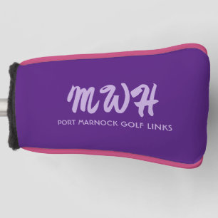 Couvre-club De Golf Étui de putter personnalisé avec monogramme / parc