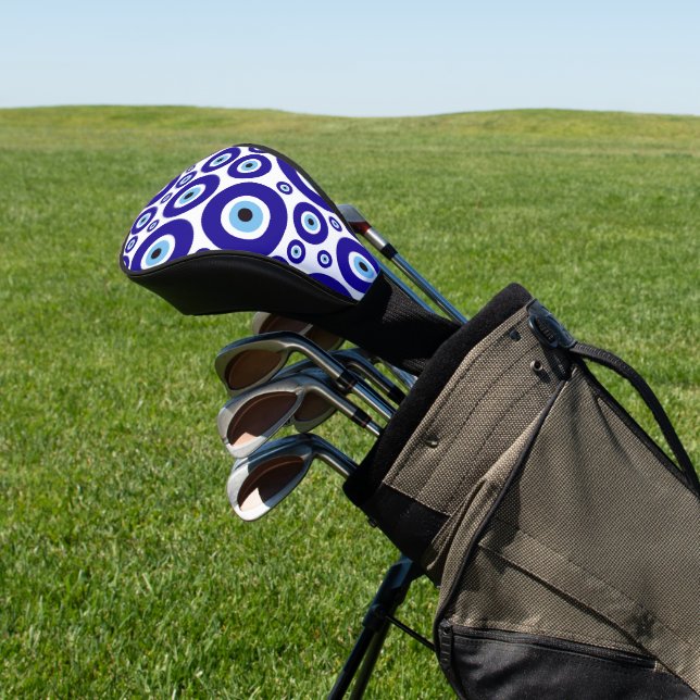 Couvre-club De Golf Evil Eye Pattern, Greek Eye, Turkish Eye, Nazar (In Situ)