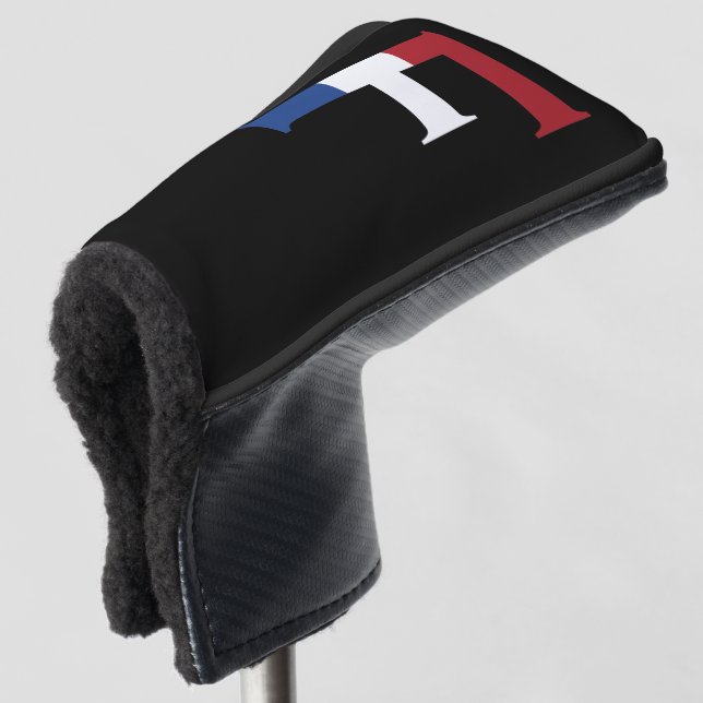 Couvre-club De Golf F Monogramme superposé sur l'indicateur NLD sur l' (Devant 3/4)