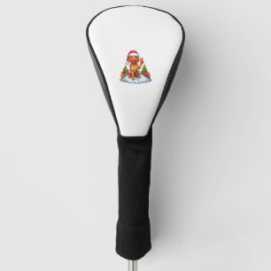 Couvre-club De Golf Fantastique Paix Vizsla Main Lumières de Noël Femm