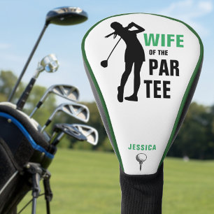 Couvre-club De Golf Femme du Parc Tee Green & White