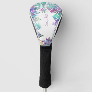 Couvre-club De Golf Feuilles tropicaux Iridescendant, DO-IT-YOURSELF N