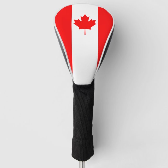 Couvre-club De Golf Fier drapeau canadien du Canada Maple Leaf Golfer (Devant)