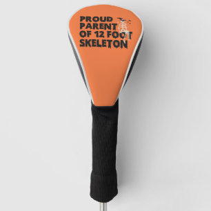 Couvre-club De Golf Fier Parent De 12 Pieds Skeleton Drôle Cadeau Éffr