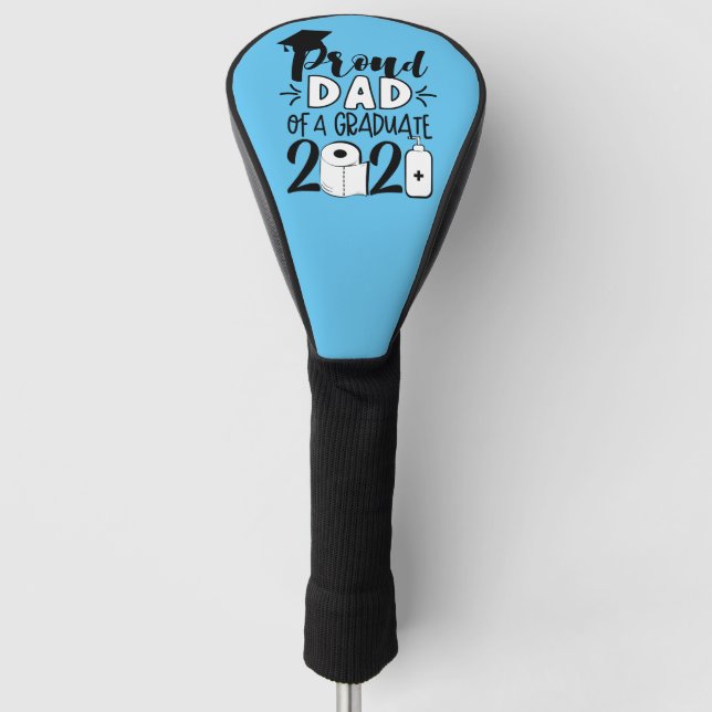 Couvre-club De Golf Fier père d'un diplômé - 2021 (Devant)