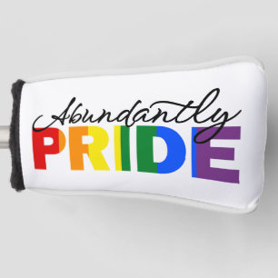 Couvre-club De Golf Fierté Abondamment Arc-en-ciel Gay Fière Golf Tête
