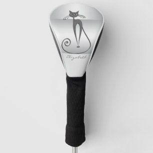 Couvre-club De Golf Fille moderne élégante, Chat