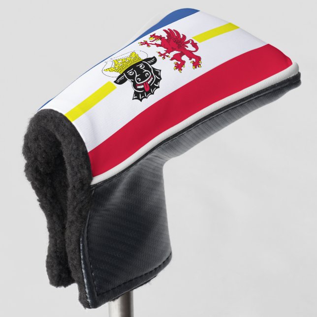 Couvre-club De Golf Flag of Mecklenburg-Western Pomerania Golf Head Co (Devant 3/4)