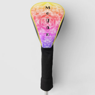 Couvre-club De Golf Fleur de la vie~ Couverture de la tête de golf
