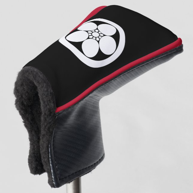 Couvre-club De Golf Fleur de prune à l'Umebachi en cercle (Devant 3/4)