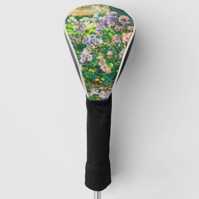 Couvre-club De Golf Fleurs jolies vintages Illustration Fleurs blanche (Devant)
