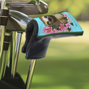 Couvre-club De Golf Fleurs roses parentes