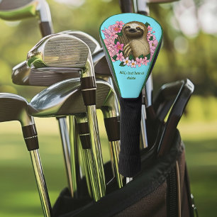 Couvre-club De Golf Fleurs roses parentes