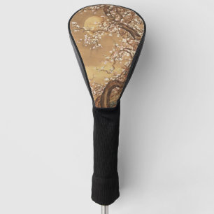 Couvre-club De Golf Fleurs vintages de prunes japonaises au clair de l
