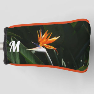 Couvre-club De Golf Flower tropical orange paradise