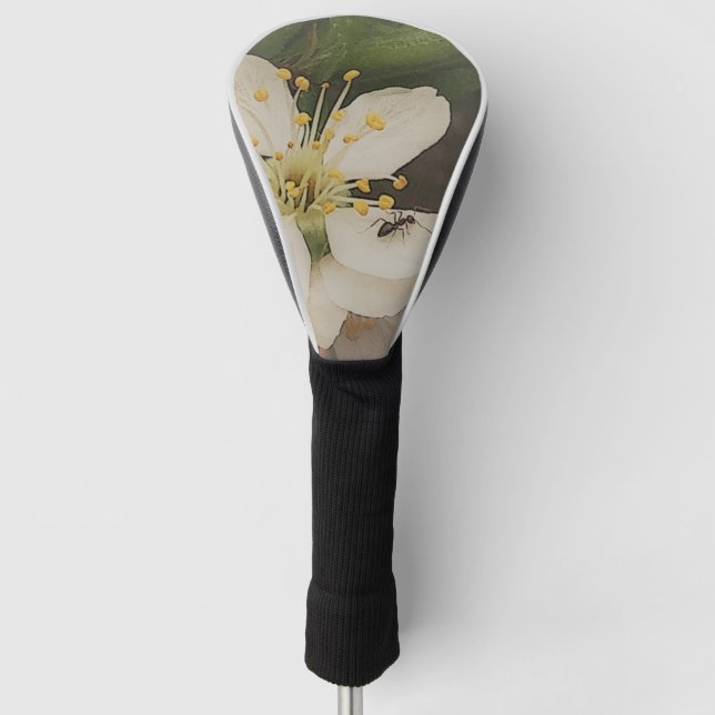 Couvre-club De Golf Fourmi et fleur (Devant)