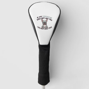 Couvre-club De Golf Français en colère (Merle) - Design unique