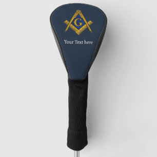 Couvre-club De Golf Freemason Carré et Compass Masonic Cadeau Golfer