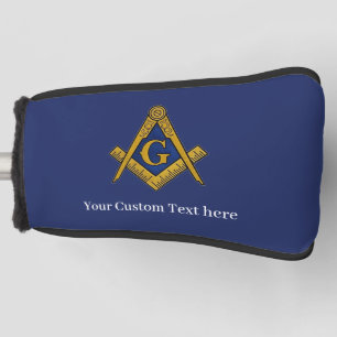 Couvre-club De Golf Freemason Carré et Compass Masonic Cadeau Golfer