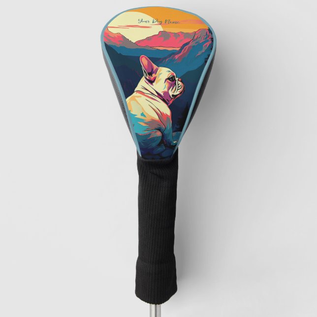 Couvre-club De Golf French Bulldog 005 - Bruno Pokopen (Devant)