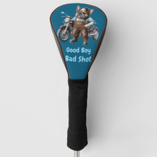 Couvre-club De Golf French Bulldog Motorcycle French Bulldog
