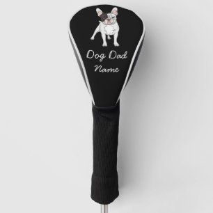 Couvre-club De Golf French Bulldog pour chien papa avec le nom sur noi