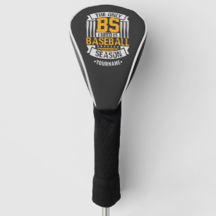 Couvre-club De Golf Funny Baseball Sarcasme
