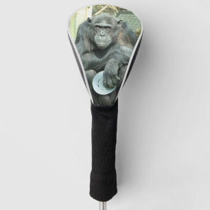 COUVRE-CLUB DE GOLF FUNNY CHIMPANZEE